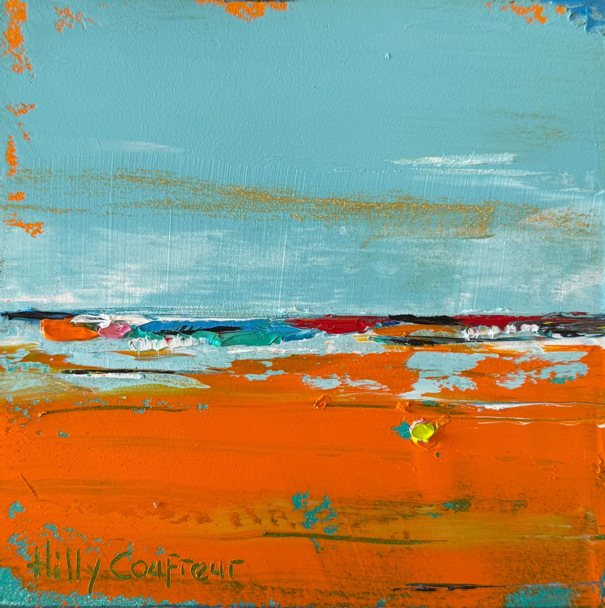 Abstracted Landscape 3 - Gold Coast Gallery Of ArtHilly Coufreur