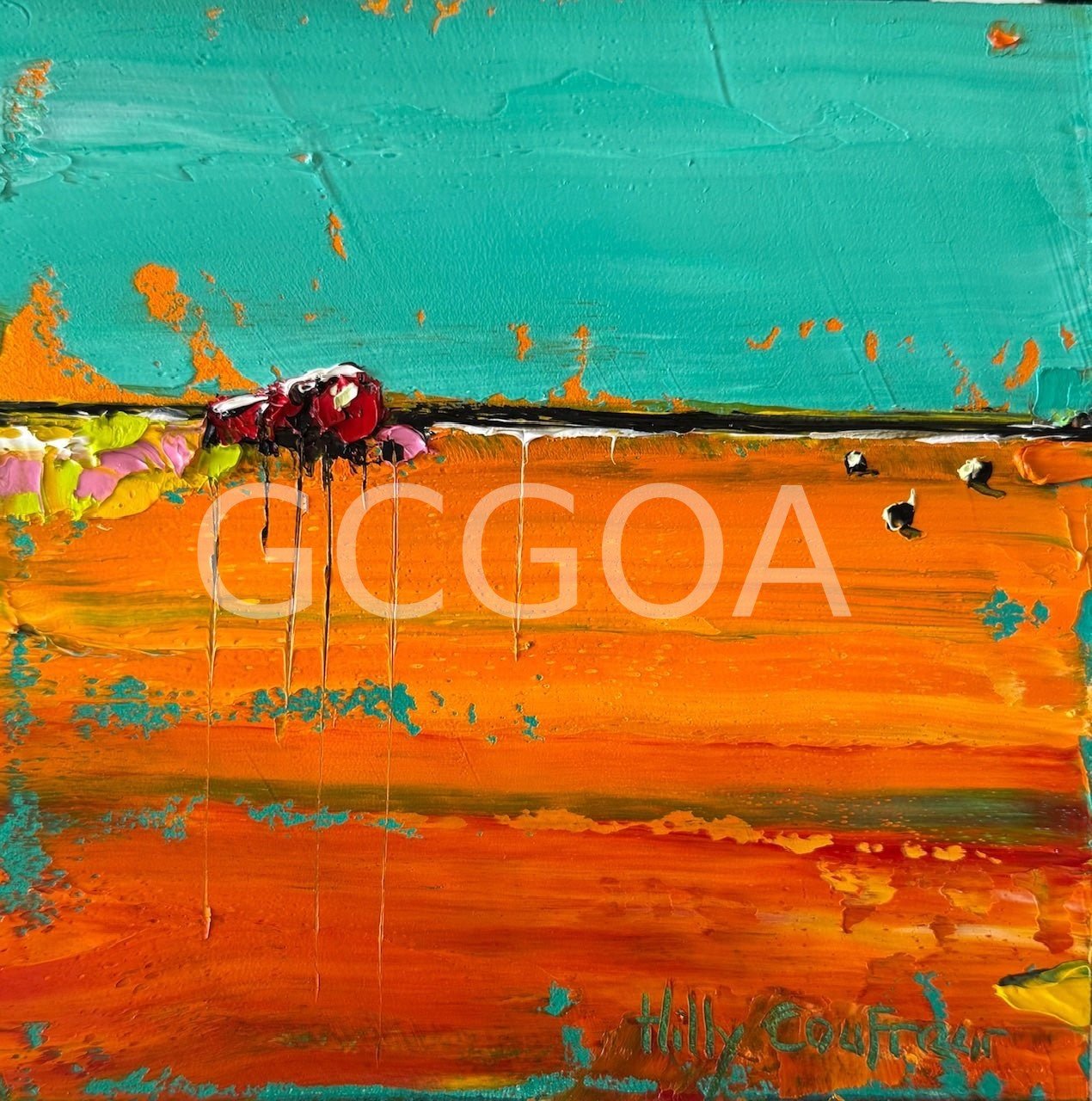 Abstracted Landscape 4 - Gold Coast Gallery Of ArtHilly Coufreur