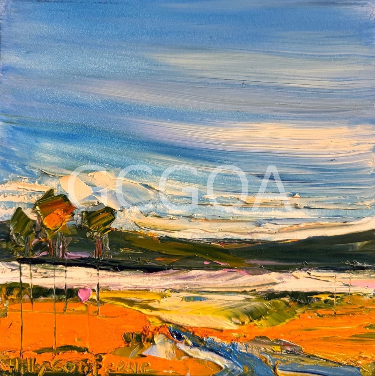 Abstracted Landscape 7 - Gold Coast Gallery Of ArtHilly Coufreur