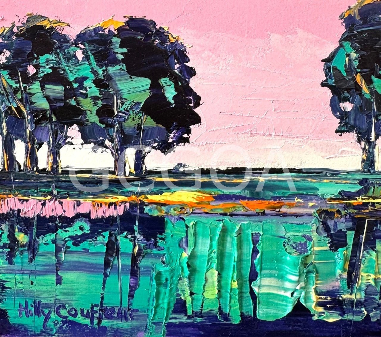 Abstracted Landscape 8 - Gold Coast Gallery Of ArtHilly Coufreur