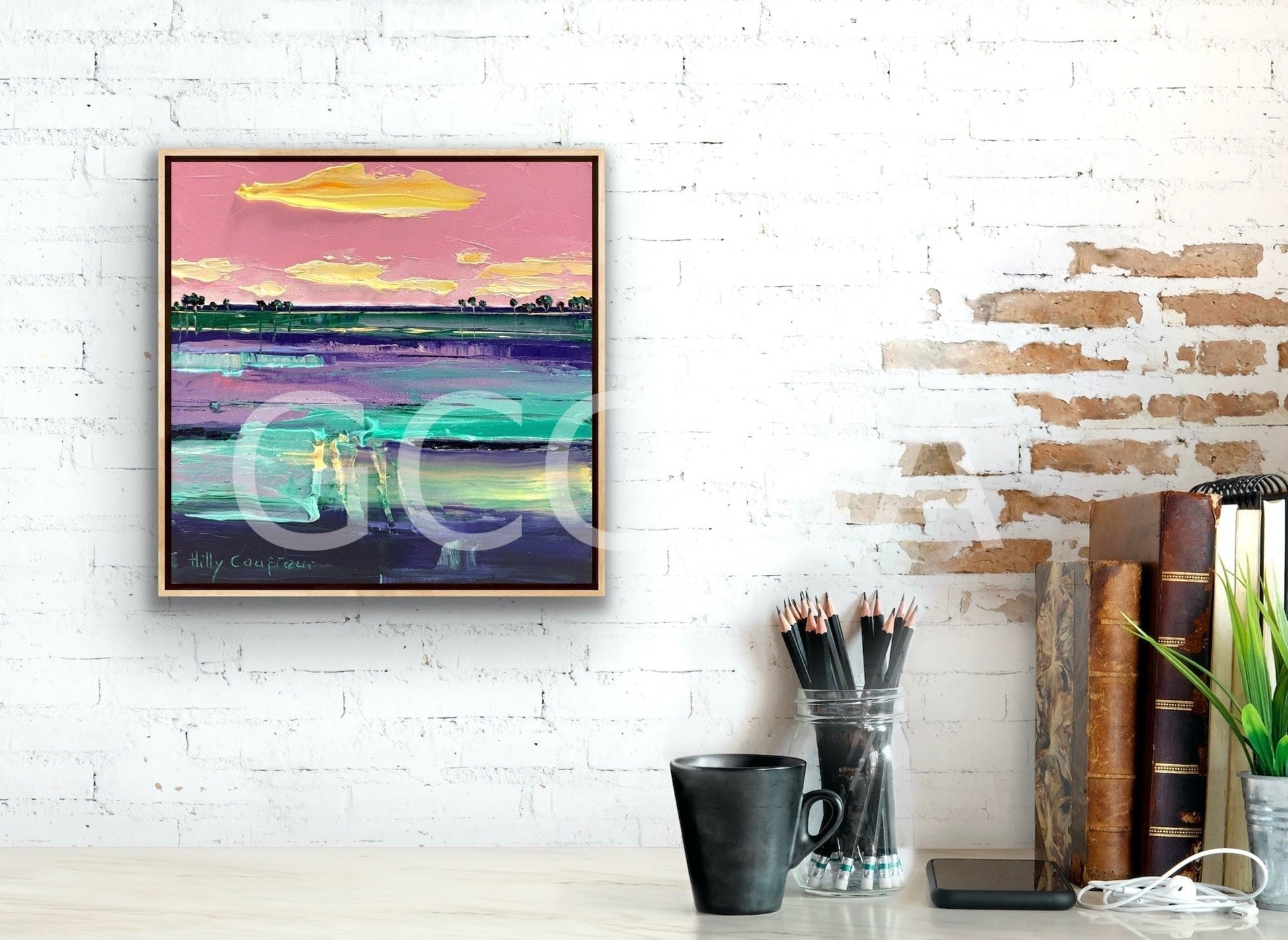 Abstracted Landscape 9 - Gold Coast Gallery Of ArtHilly Coufreur