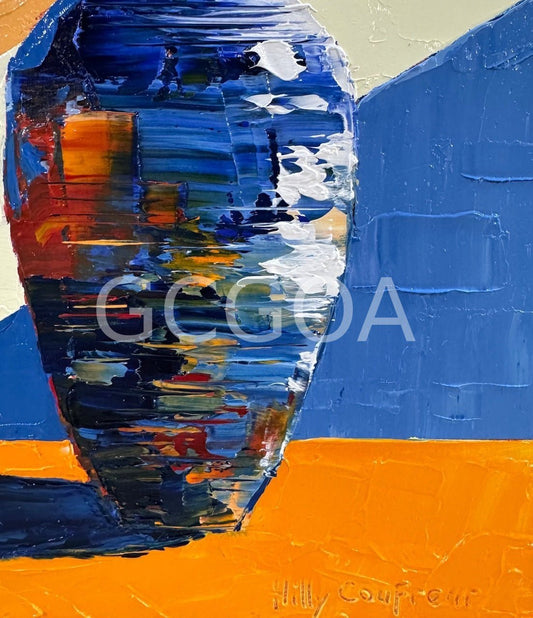 Abstracted Vase 2 - Gold Coast Gallery Of ArtHilly Coufreur