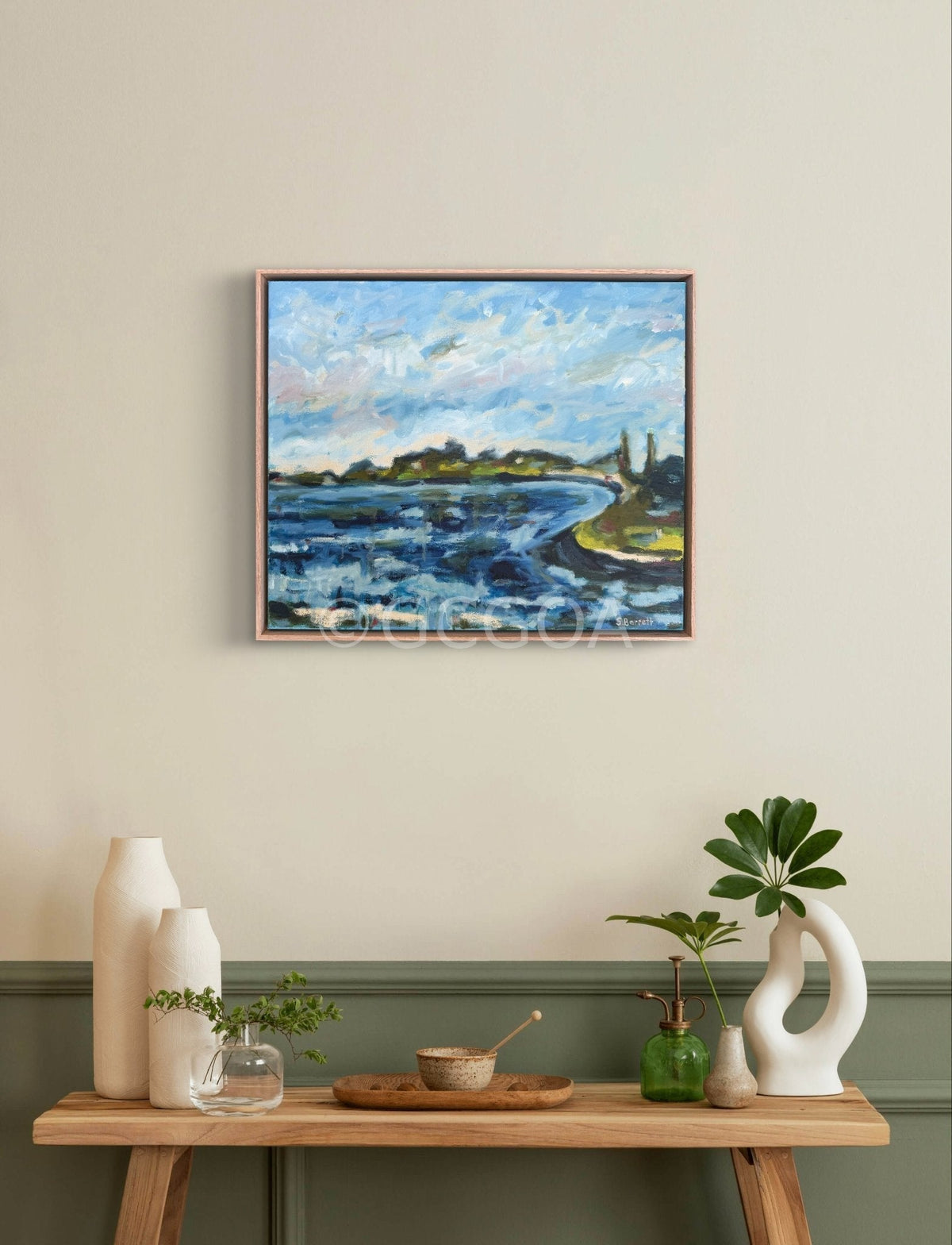 Across The Bay - Original Art - Gold Coast Gallery Of ArtSuzanne Barrett