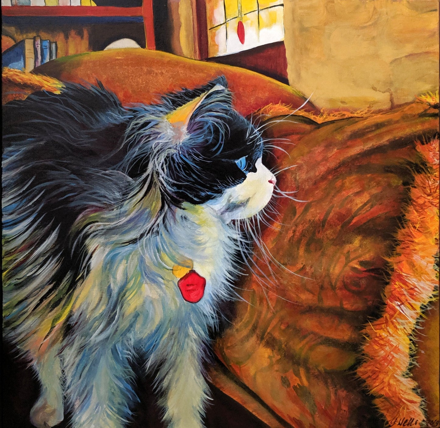 Alice the cat - Gold Coast Gallery Of ArtYvonne Wells