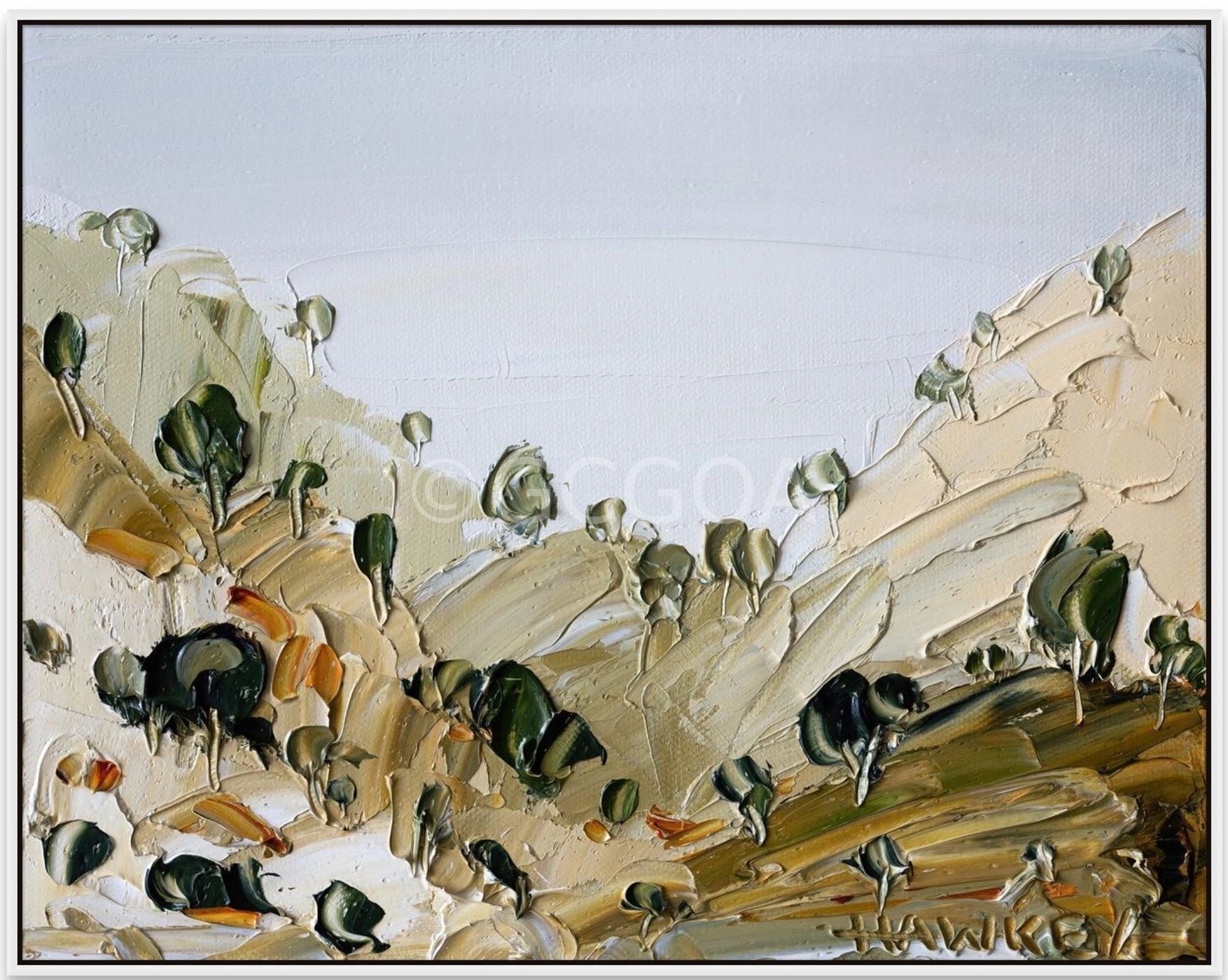 All The Greens - Fine Art Print - Gold Coast Gallery Of ArtAngela Hawkey