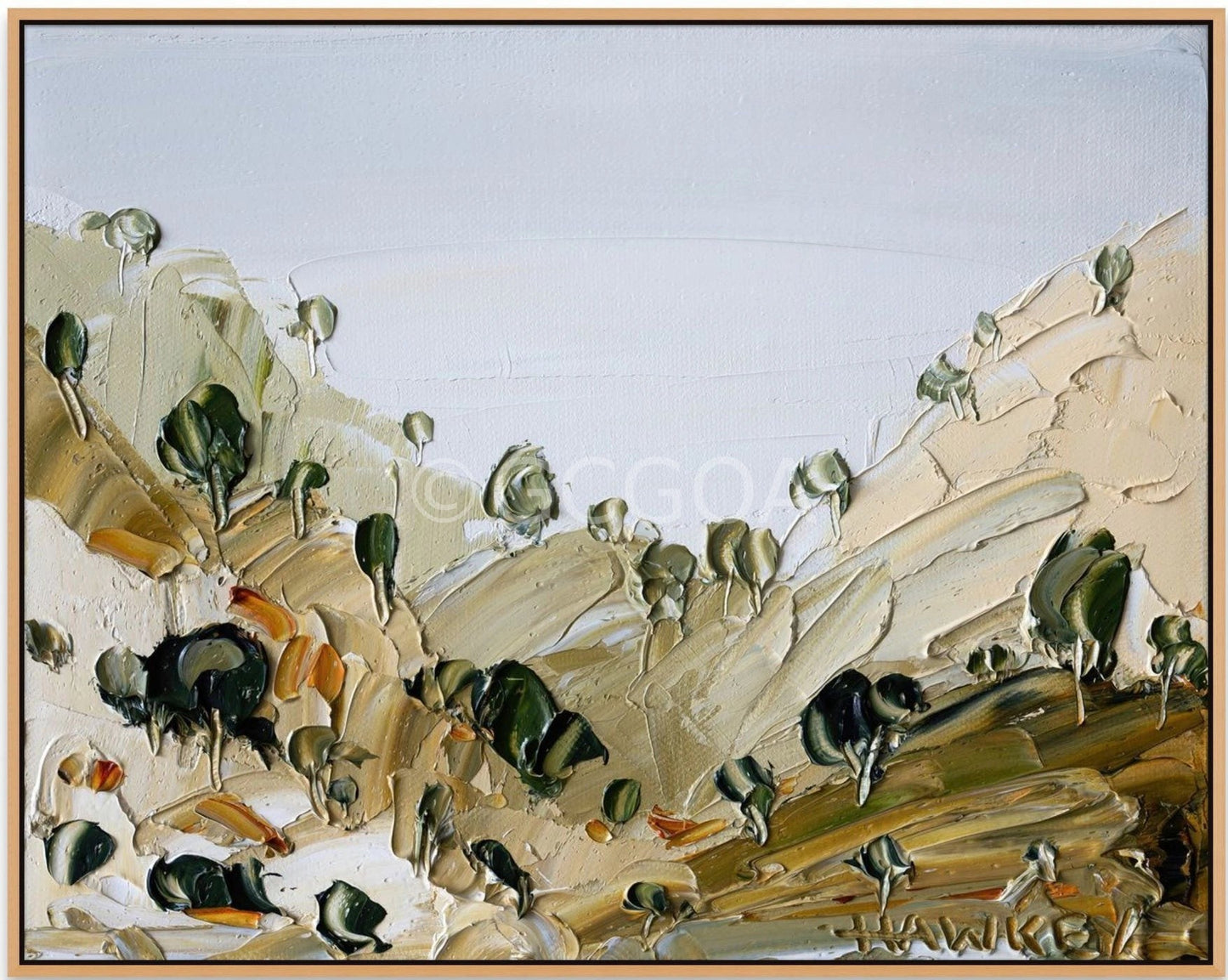 All The Greens - Fine Art Print - Gold Coast Gallery Of ArtAngela Hawkey