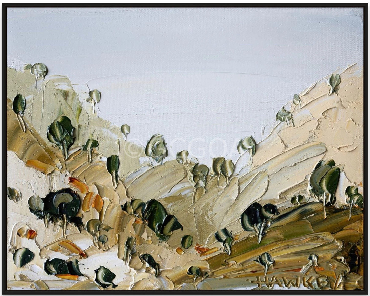 All The Greens - Fine Art Print - Gold Coast Gallery Of ArtAngela Hawkey