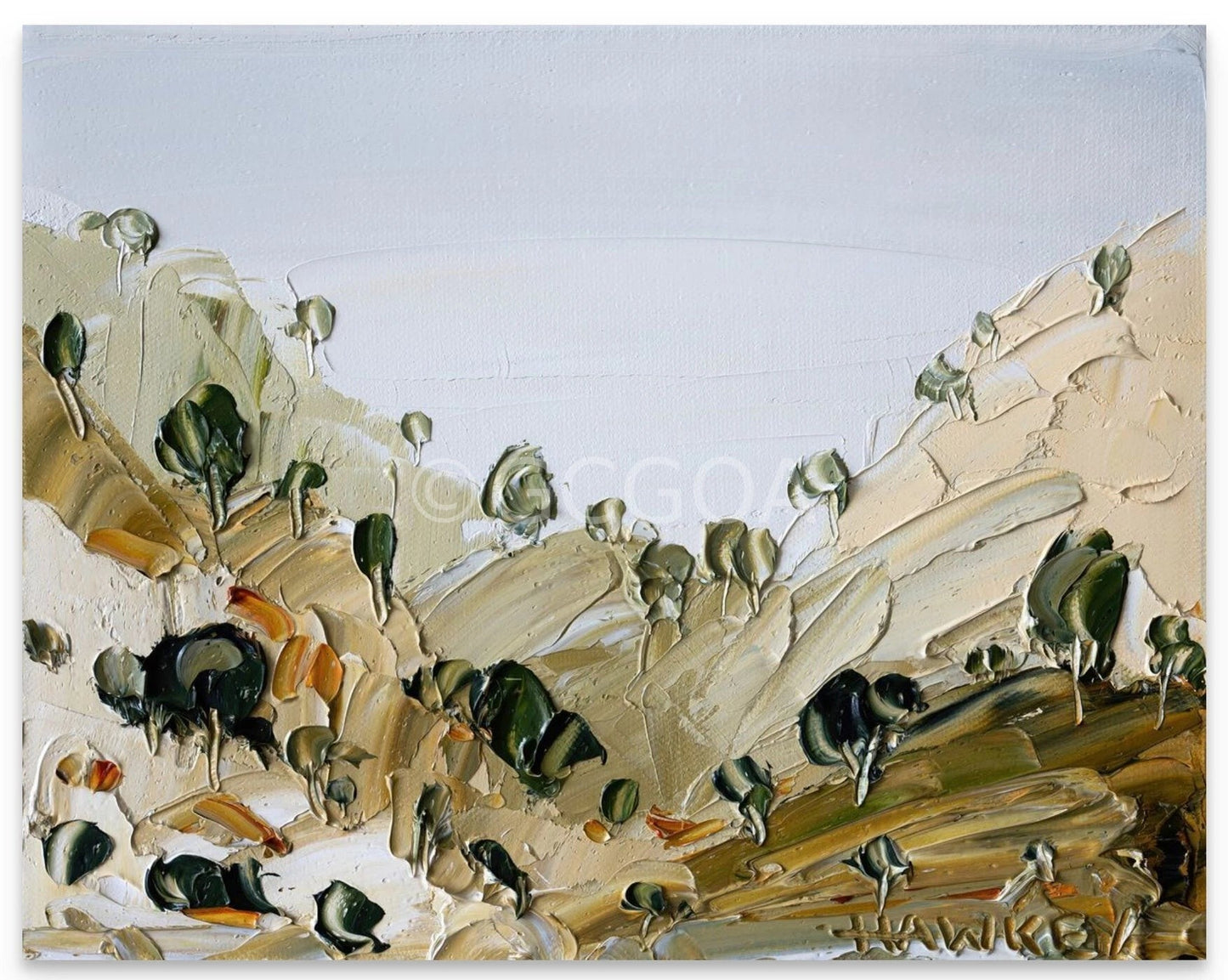 All The Greens - Fine Art Print - Gold Coast Gallery Of ArtAngela Hawkey