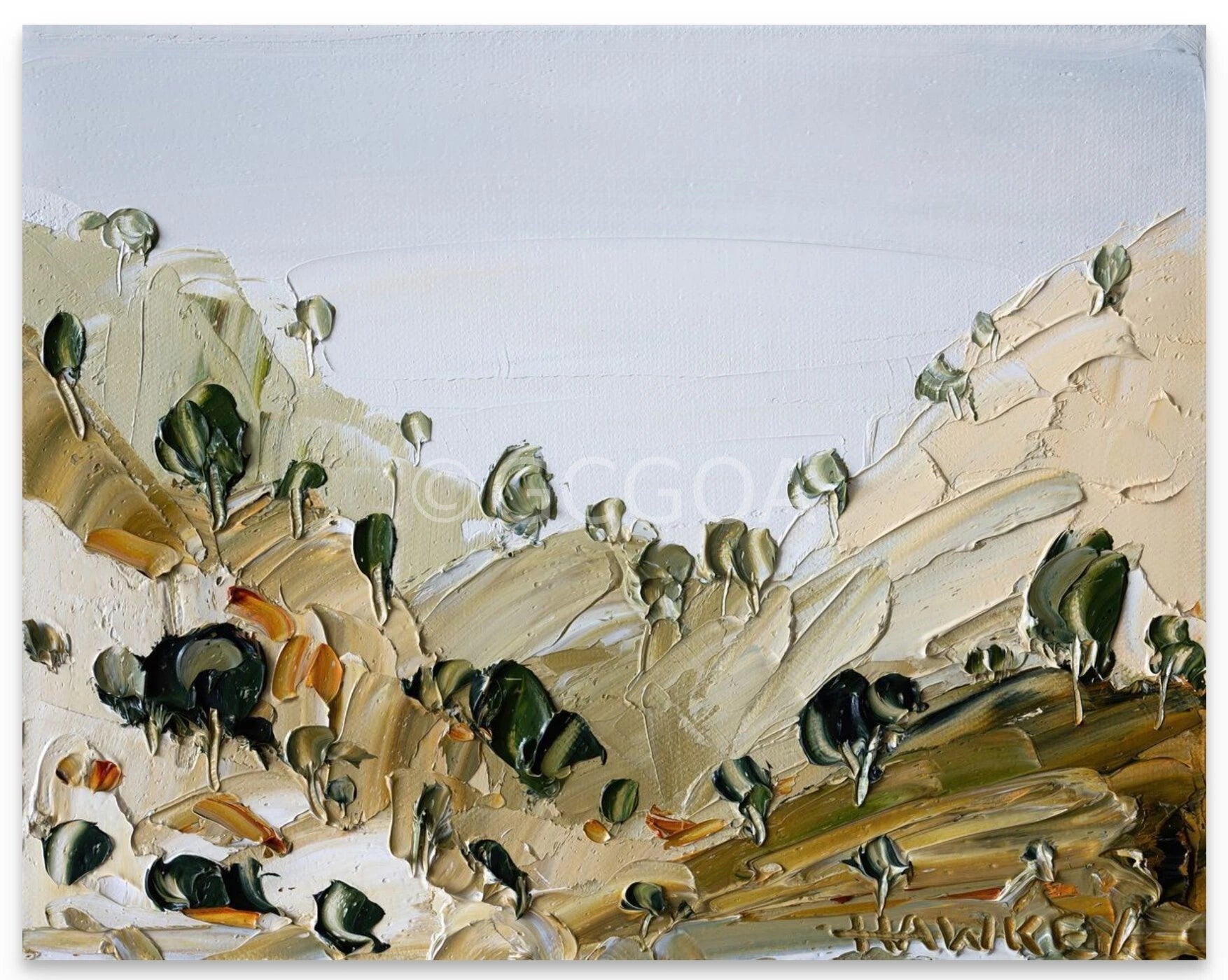 All The Greens - Fine Art Print - Gold Coast Gallery Of ArtAngela Hawkey