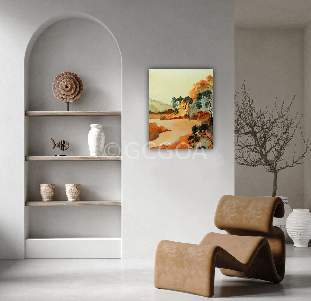 Along the Creek - Original Art - Gold Coast Gallery Of ArtDoodie Herman
