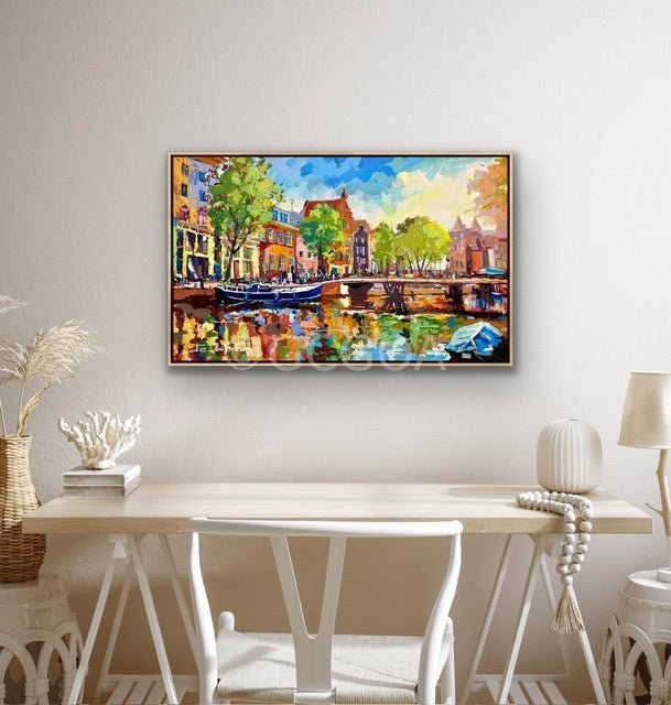 Amsterdam 4 - Original Art - Gold Coast Gallery Of ArtJos Coufreur