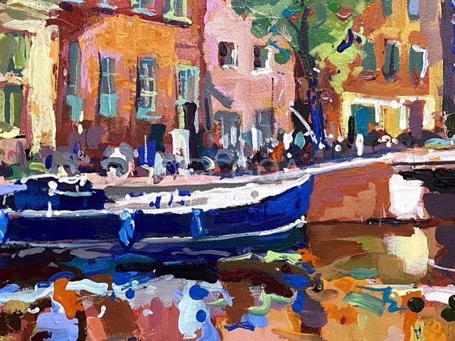 Amsterdam 4 - Original Art - Gold Coast Gallery Of ArtJos Coufreur