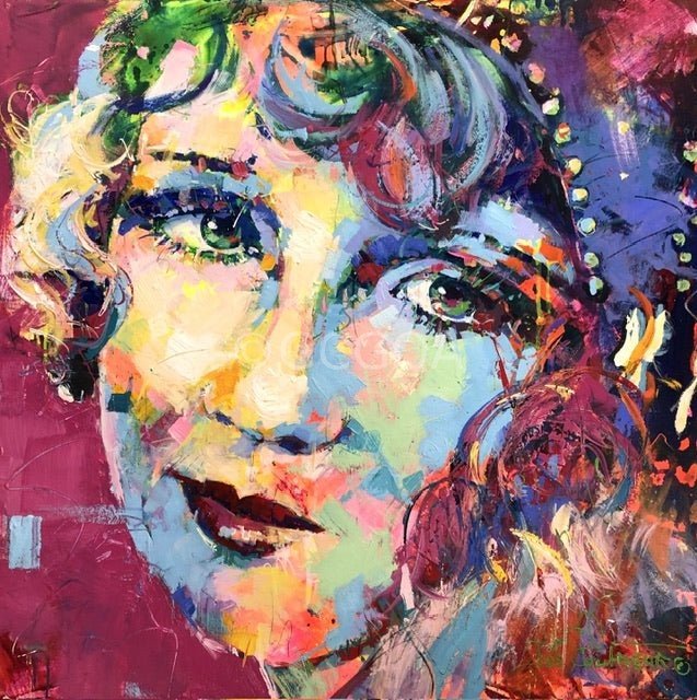 Anita Page Movie Star - Original Art - Gold Coast Gallery Of ArtJos Coufreur