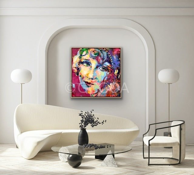 Anita Page Movie Star - Original Art - Gold Coast Gallery Of ArtJos Coufreur