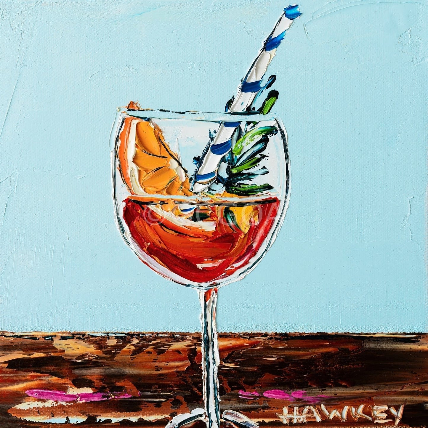 Aperol Spritz 10 - Fine Art Print - Gold Coast Gallery Of ArtAngela Hawkey