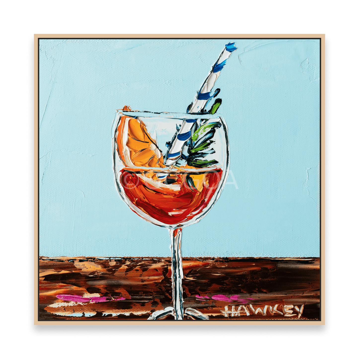 Aperol Spritz 10 - Fine Art Print - Gold Coast Gallery Of ArtAngela Hawkey