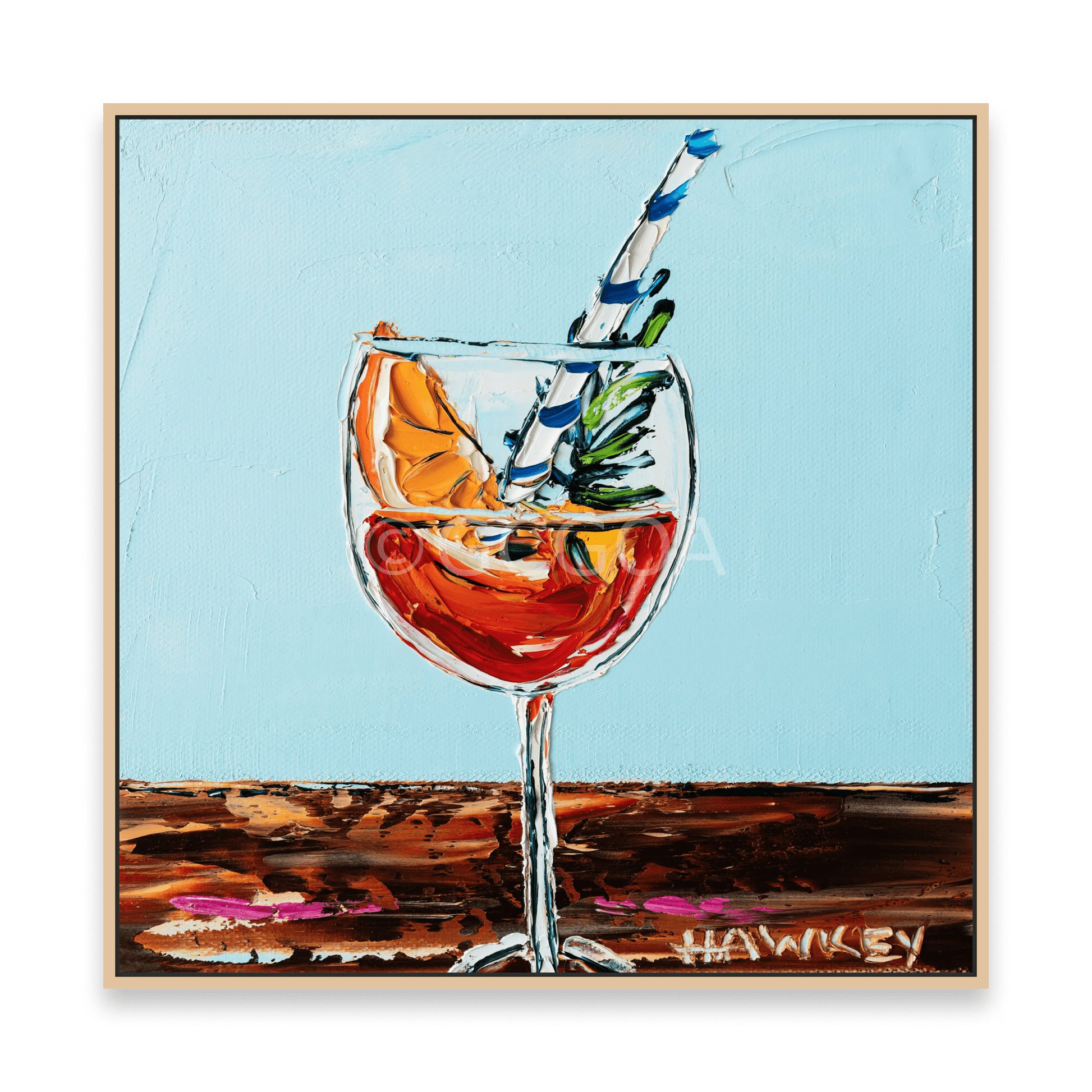 Aperol Spritz 10 - Fine Art Print - Gold Coast Gallery Of ArtAngela Hawkey
