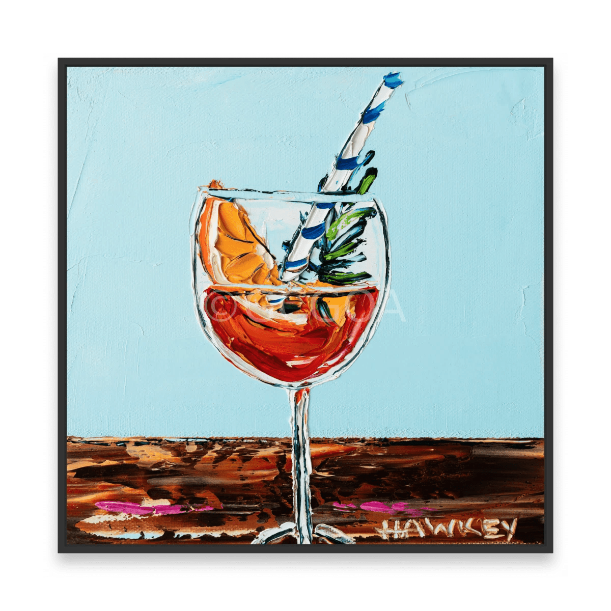 Aperol Spritz 10 - Fine Art Print - Gold Coast Gallery Of ArtAngela Hawkey