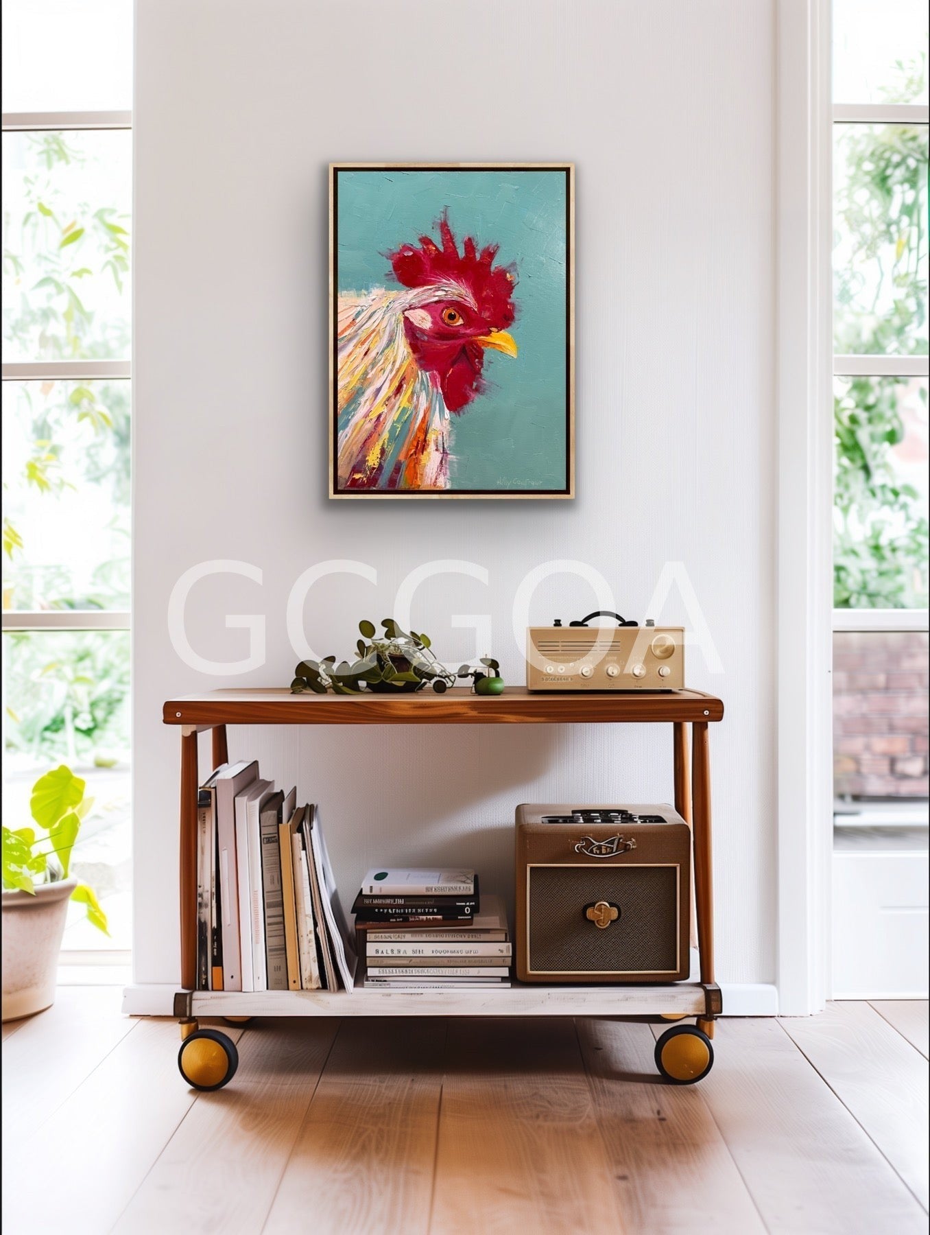 Archie the Rooster - Gold Coast Gallery Of ArtHilly Coufreur