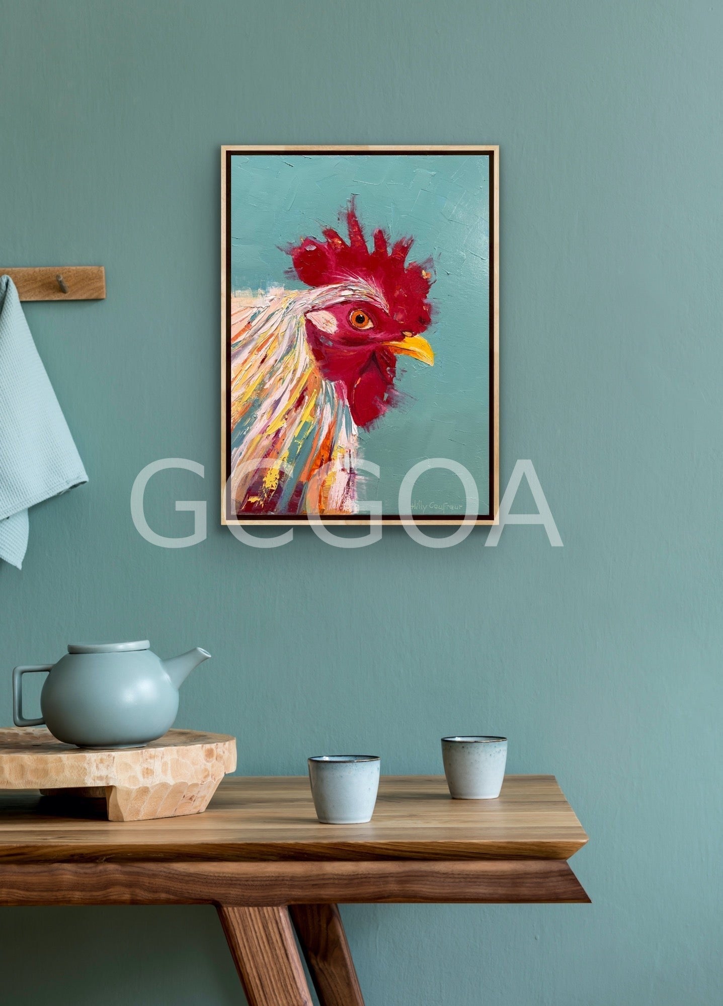 Archie the Rooster - Gold Coast Gallery Of ArtHilly Coufreur