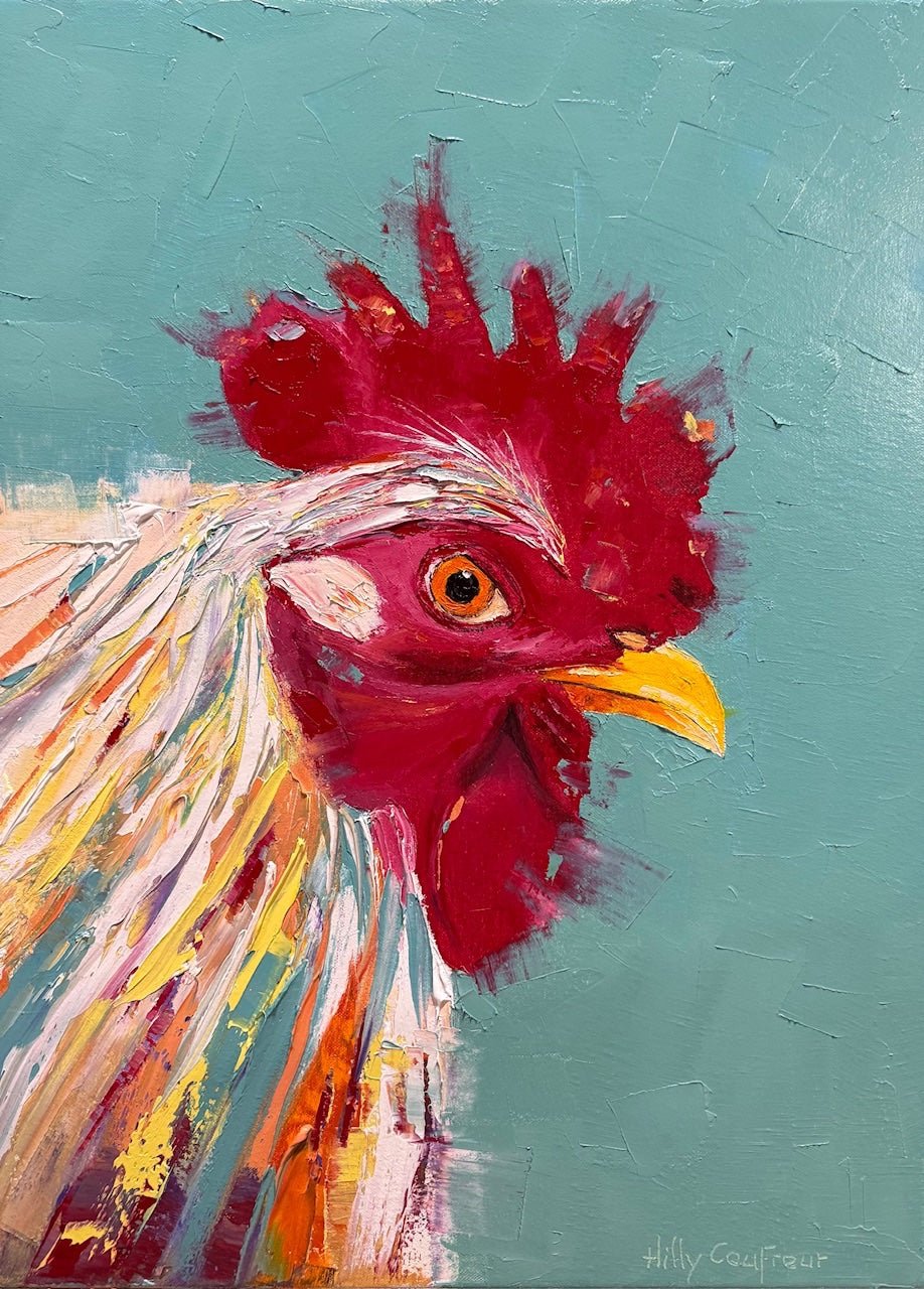 Archie the Rooster - Gold Coast Gallery Of ArtHilly Coufreur