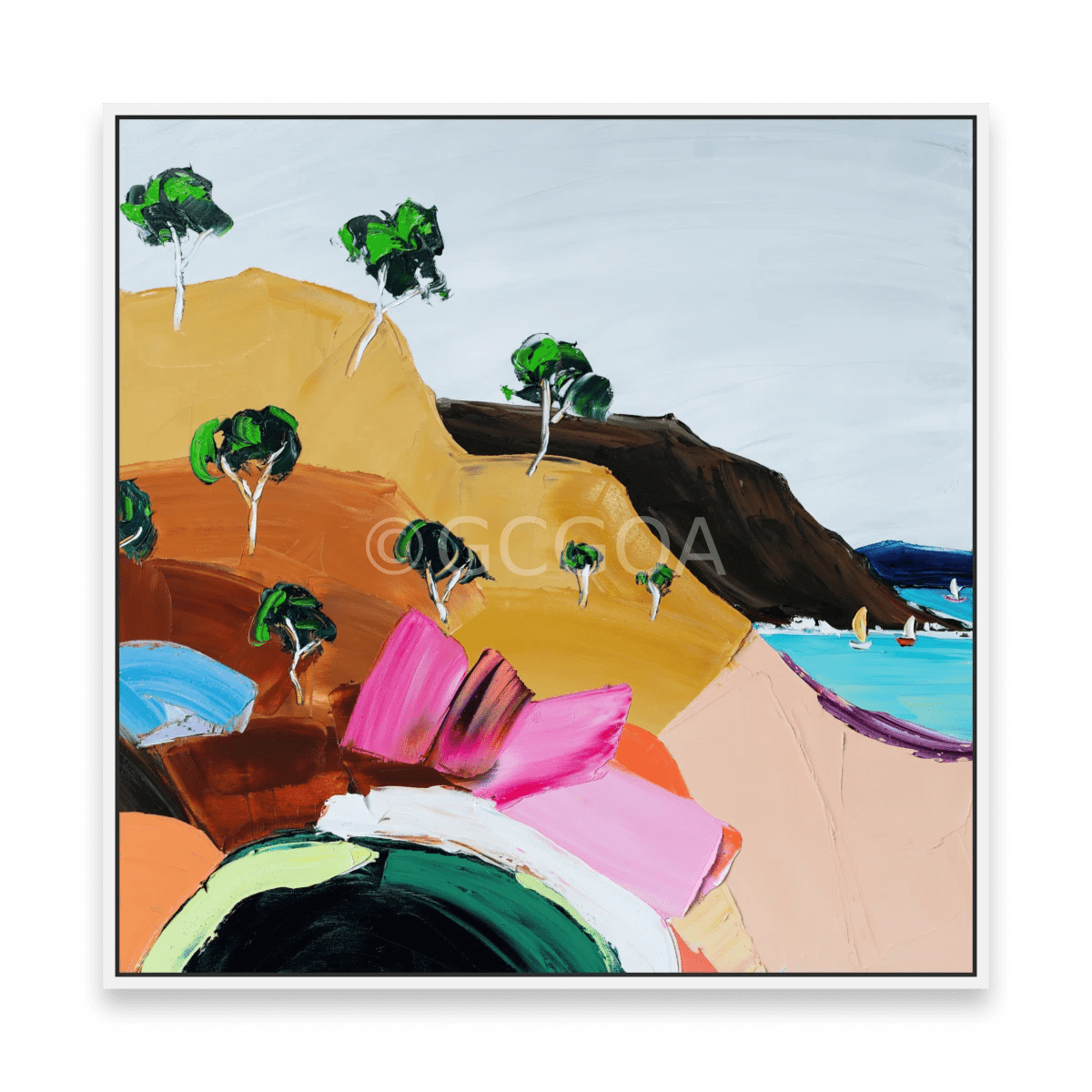 Around The Bay 2 - Fine Art Print - Gold Coast Gallery Of ArtAngela Hawkey