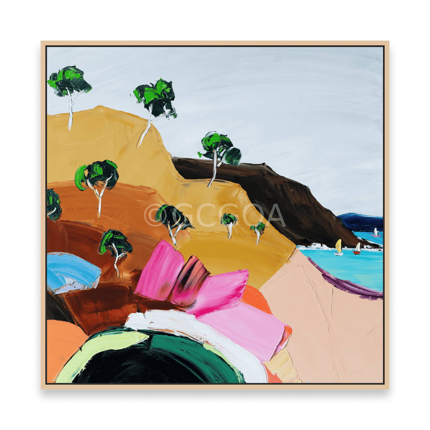 Around The Bay 2 - Fine Art Print - Gold Coast Gallery Of ArtAngela Hawkey