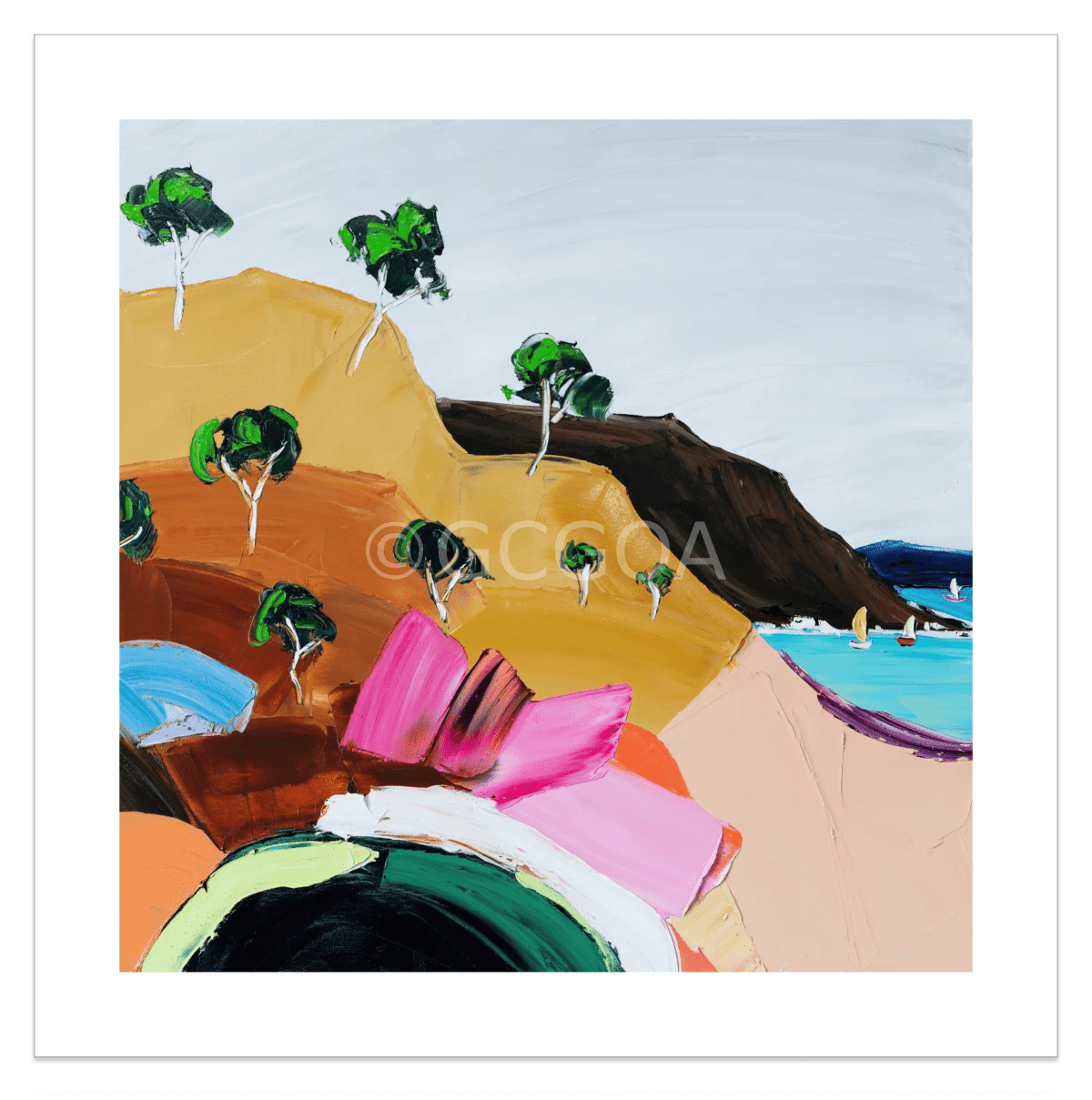 Around The Bay 2 - Fine Art Print - Gold Coast Gallery Of ArtAngela Hawkey