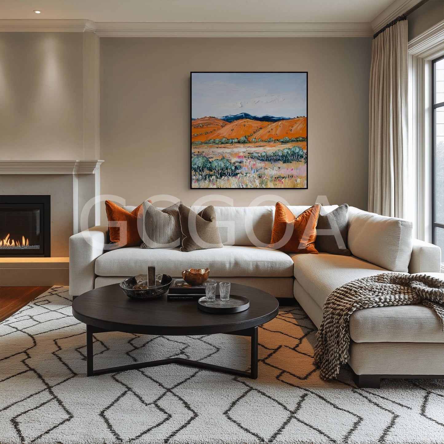 Golden Hills Calm - Fine Art Print