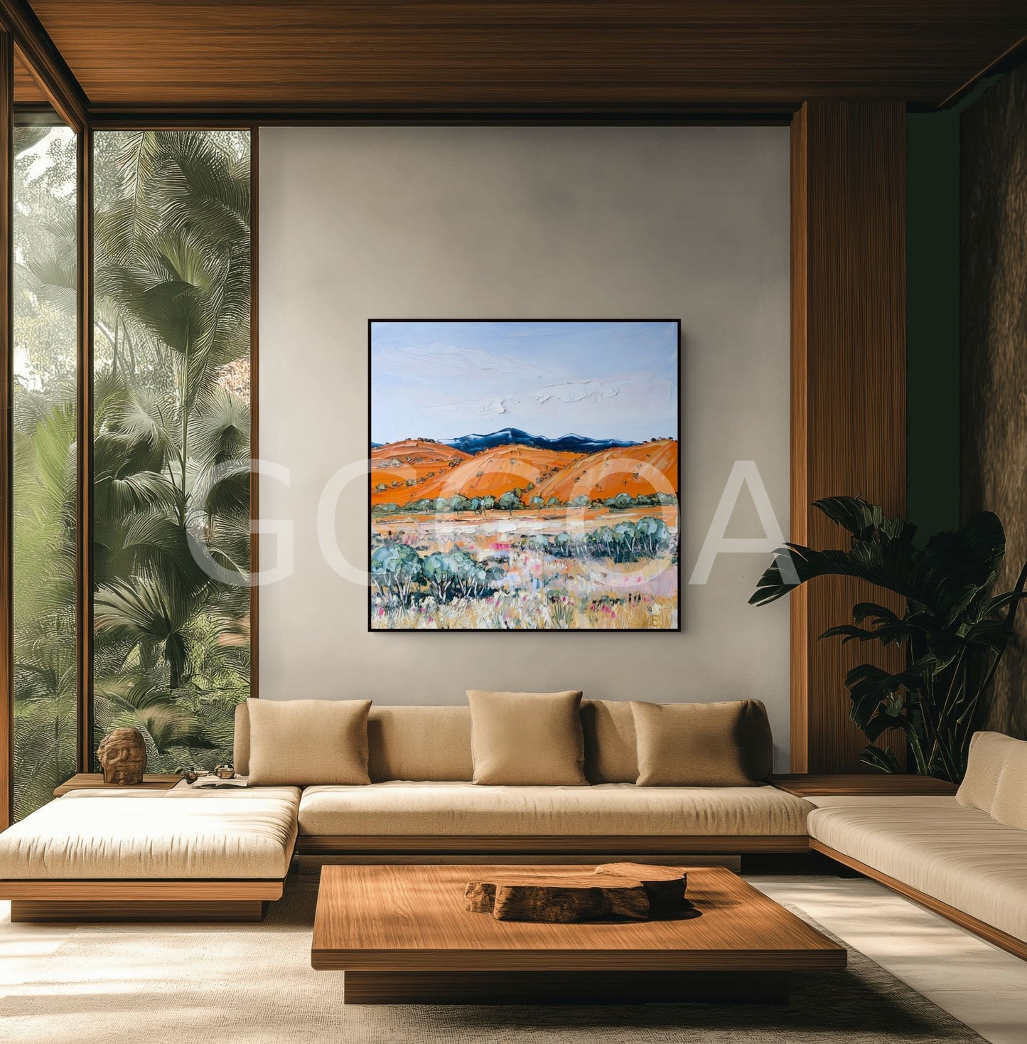 Golden Hills Calm - Fine Art Print