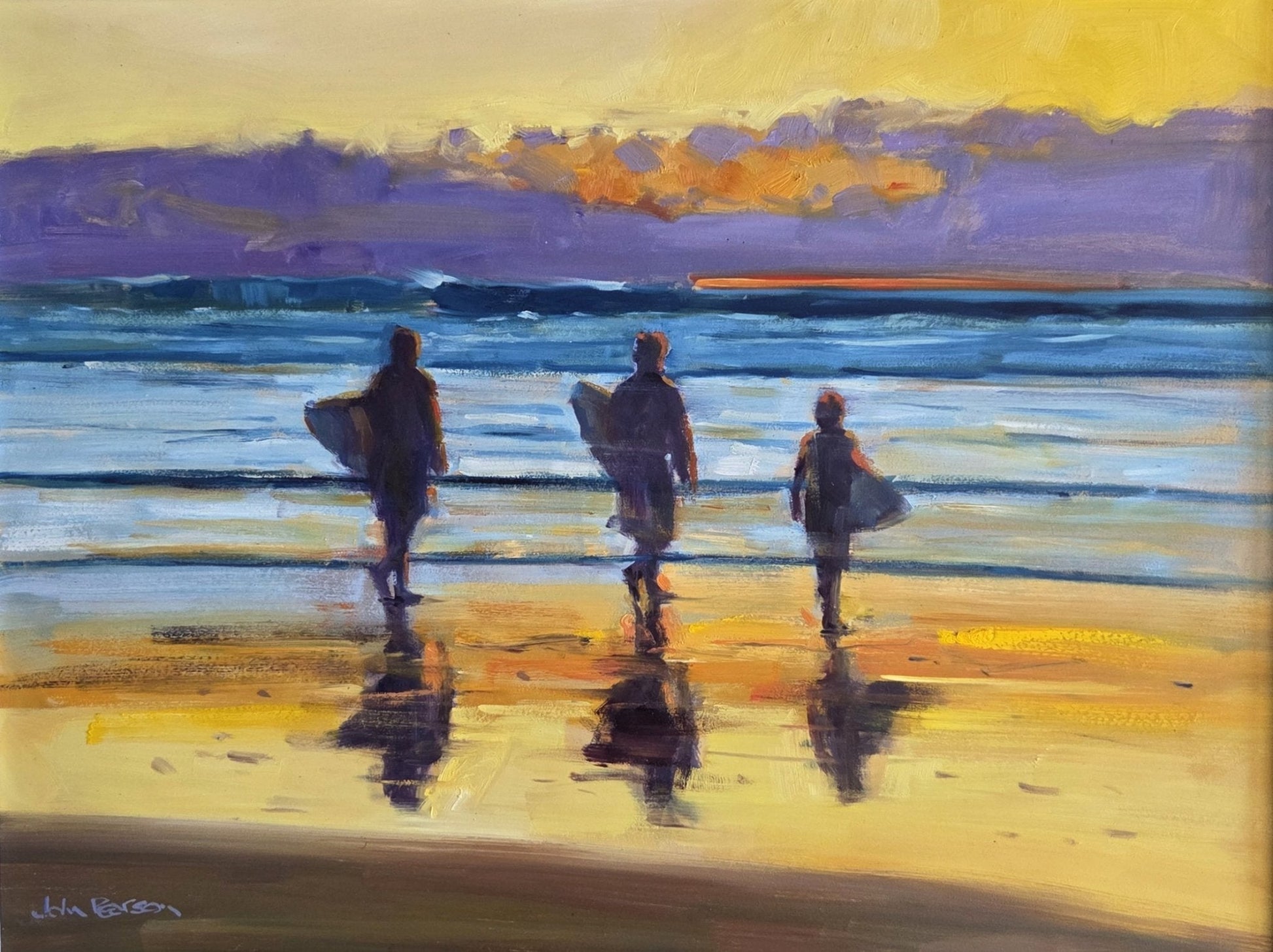 At The Crack Of Dawn - Gold Coast Gallery Of ArtJohn G Pearson