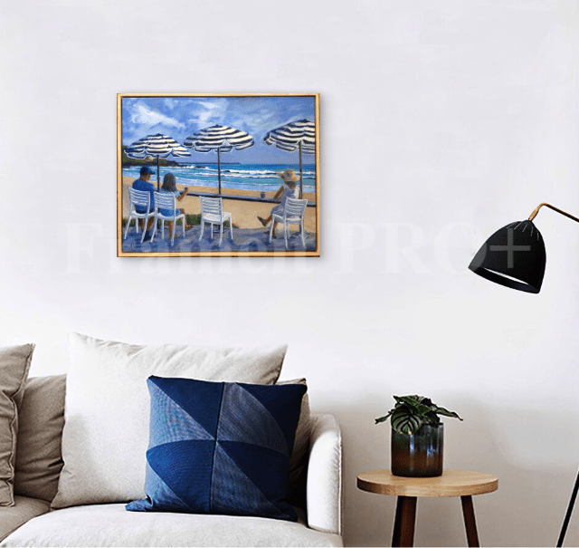At the Kiosk Yamba 2 - Gold Coast Gallery Of ArtAnne Strambi
