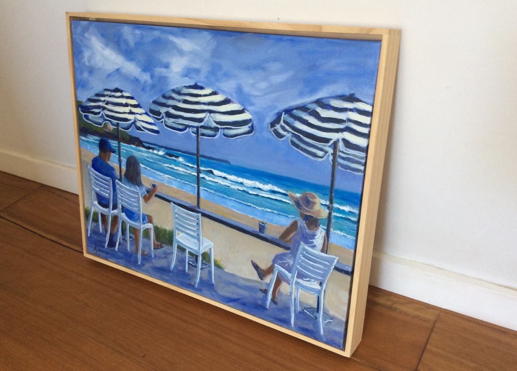 At the Kiosk Yamba 2 - Gold Coast Gallery Of ArtAnne Strambi