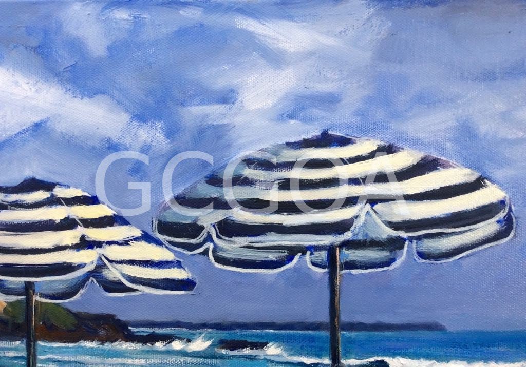 At the Kiosk Yamba 2 - Gold Coast Gallery Of ArtAnne Strambi