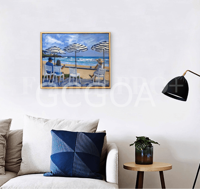 At the Kiosk Yamba 2 - Gold Coast Gallery Of ArtAnne Strambi