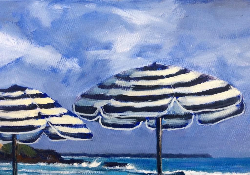 At the Kiosk Yamba 2 - Gold Coast Gallery Of ArtAnne Strambi
