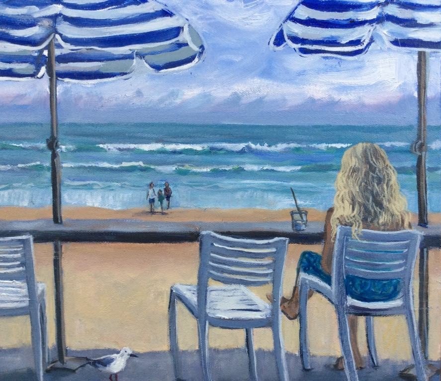 At the Kiosk Yamba - Gold Coast Gallery Of ArtAnne Strambi