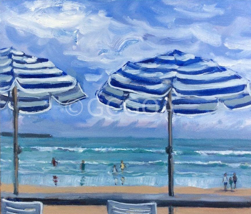 At the Kiosk Yamba - Gold Coast Gallery Of ArtAnne Strambi