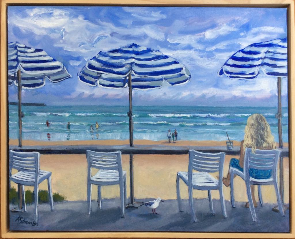 At the Kiosk Yamba - Gold Coast Gallery Of ArtAnne Strambi