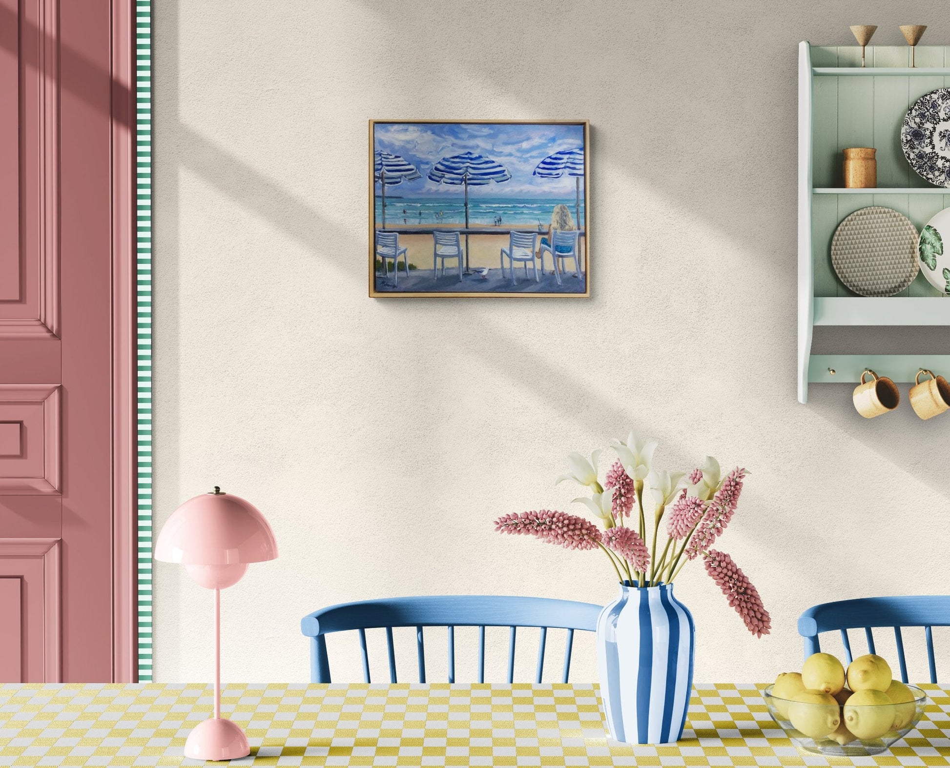 At the Kiosk Yamba - Gold Coast Gallery Of ArtAnne Strambi