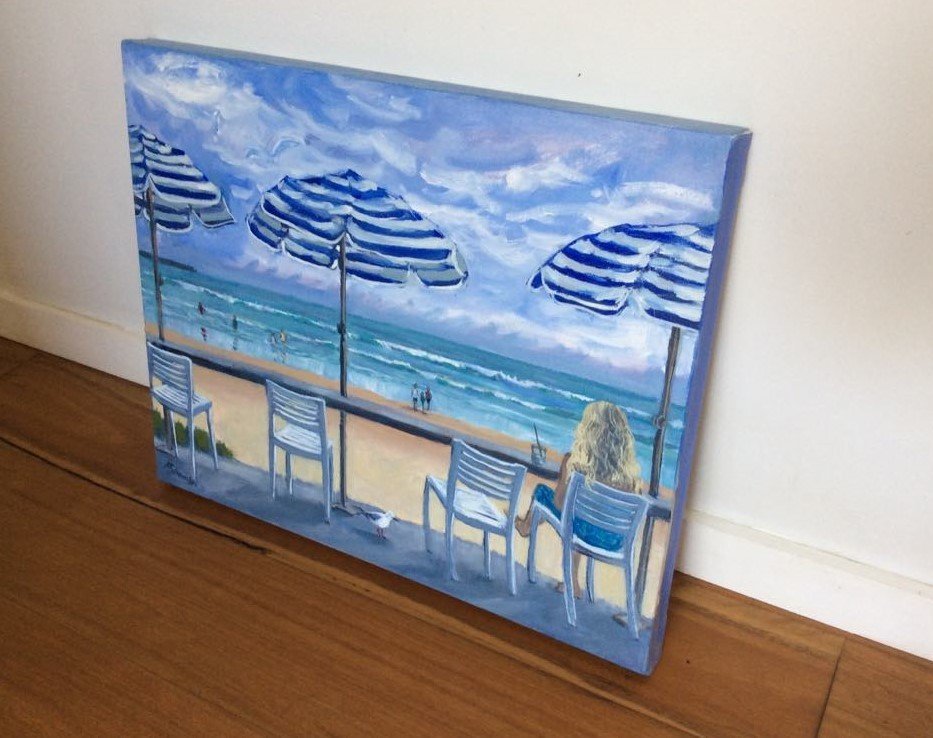 At the Kiosk Yamba - Gold Coast Gallery Of ArtAnne Strambi