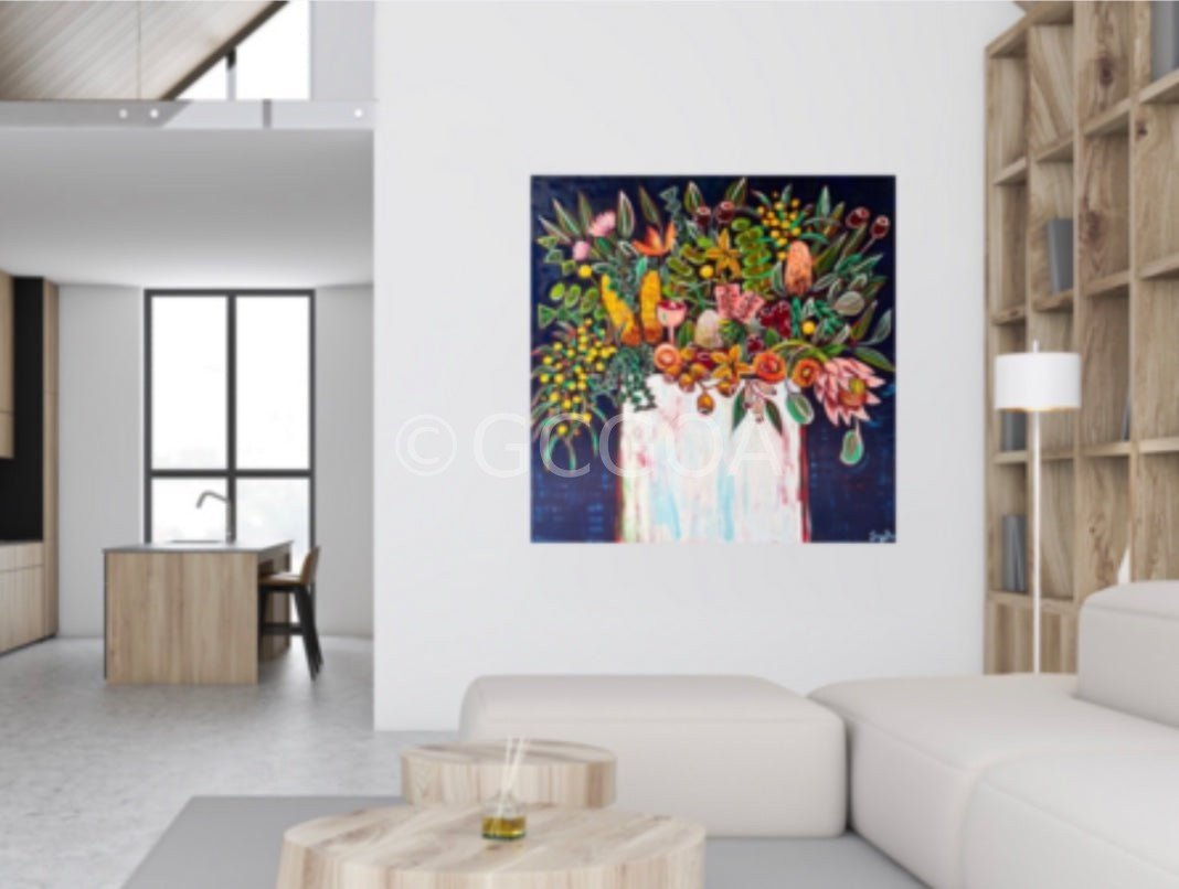 Aussie Flower Happiness - Gold Coast Gallery Of ArtLucy Car