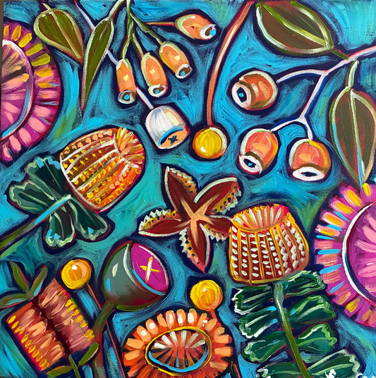 Australian Flowers Bright - Gold Coast Gallery Of ArtLucy Car