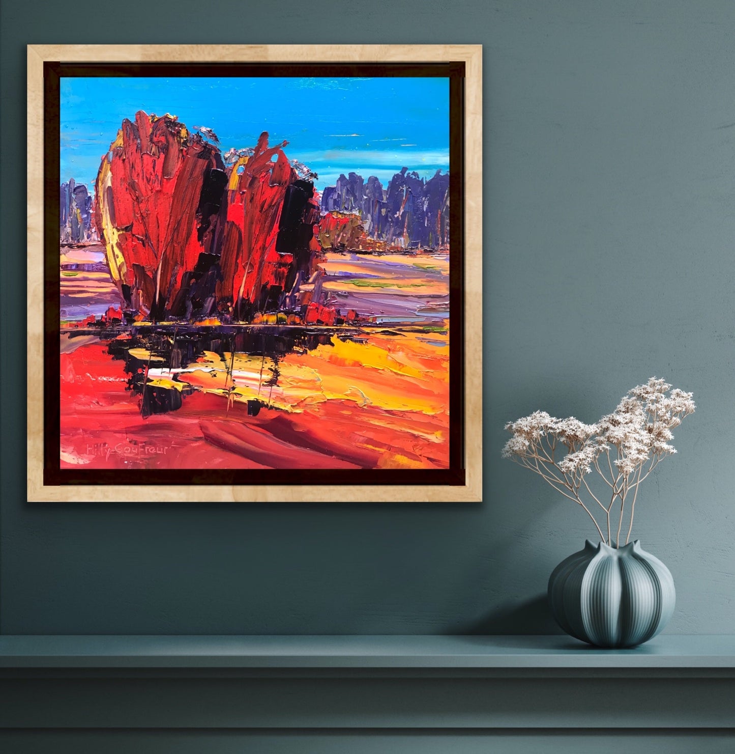 Autumn on the Farm 2 - Plein Air - Gold Coast Gallery Of ArtHilly Coufreur