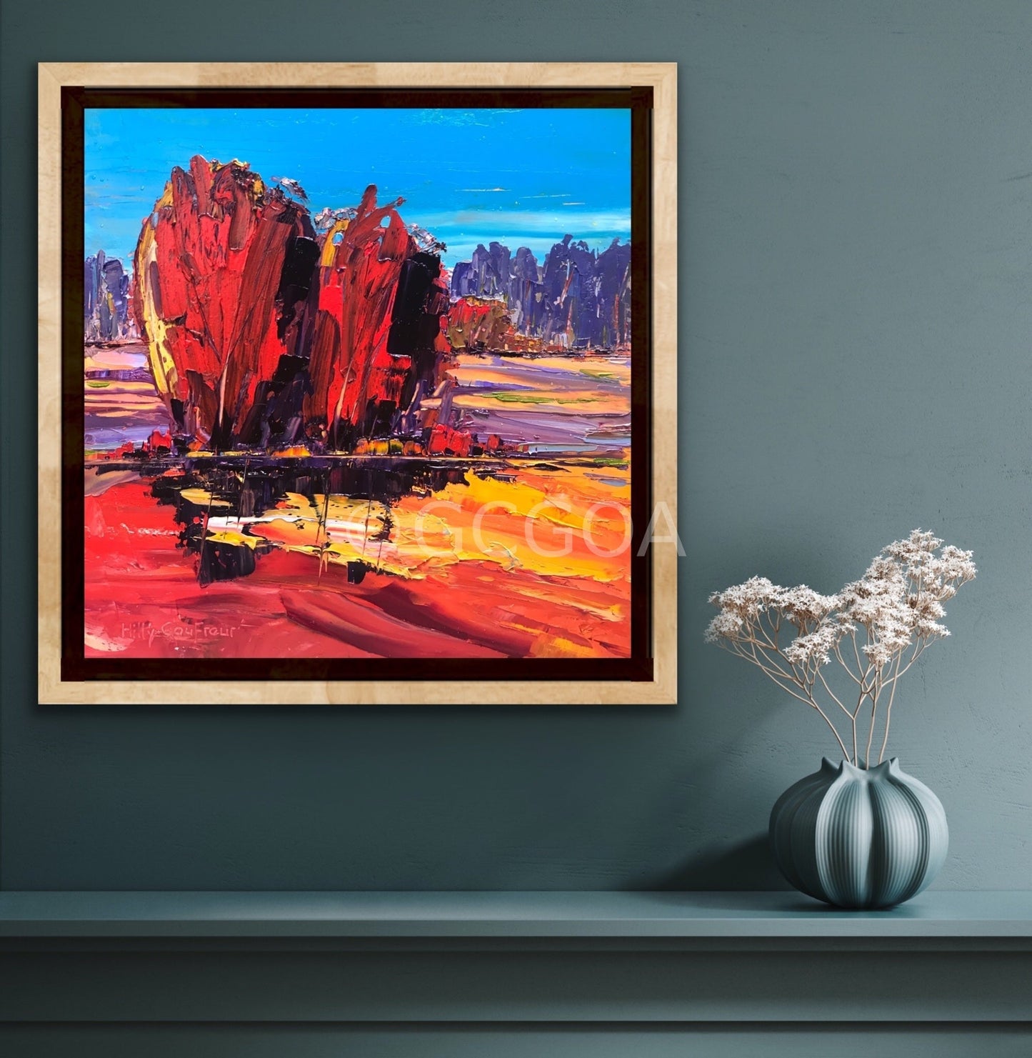 Autumn on the Farm 2 - Plein Air - Gold Coast Gallery Of ArtHilly Coufreur