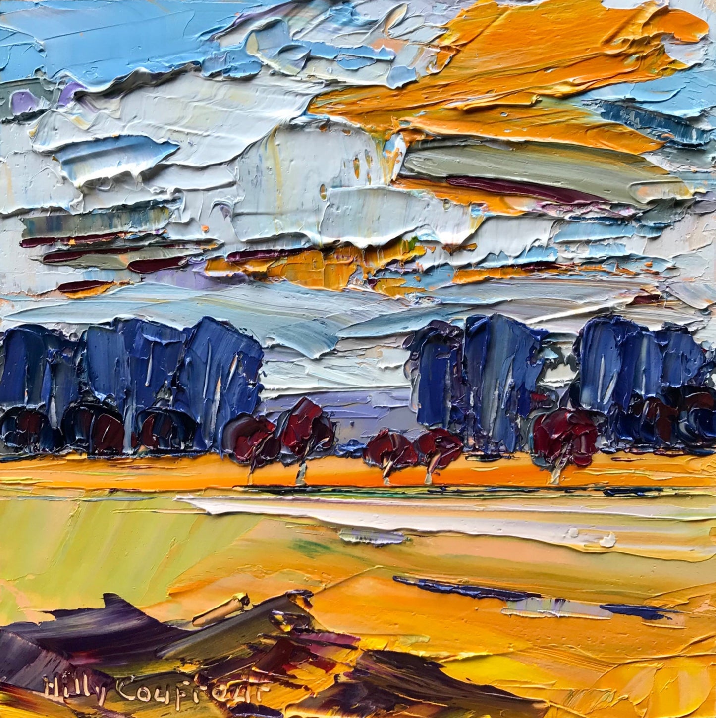 Autumn on the Farm 23 - Plein Air - Gold Coast Gallery Of ArtHilly Coufreur