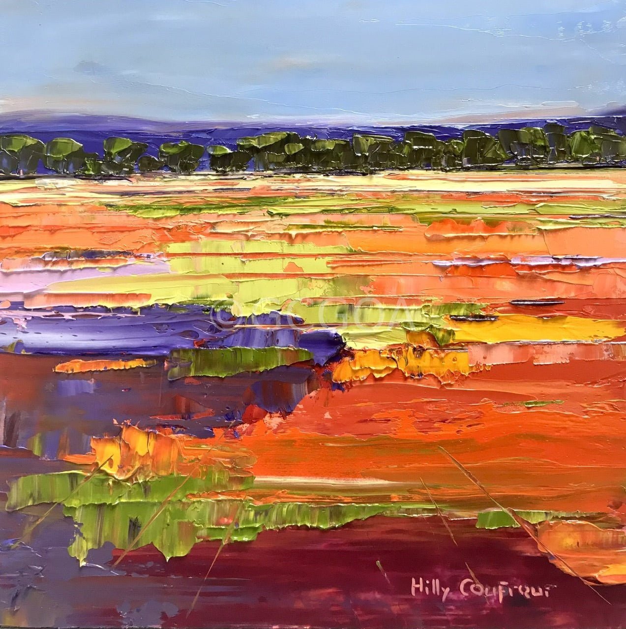 Autumn on the Farm 4 - Plein Air - Gold Coast Gallery Of ArtHilly Coufreur