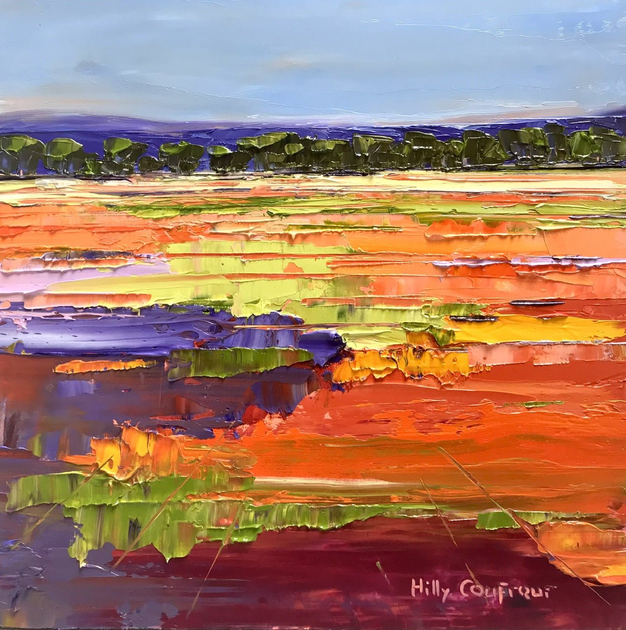 Autumn on the Farm 4 - Plein Air - Gold Coast Gallery Of ArtHilly Coufreur