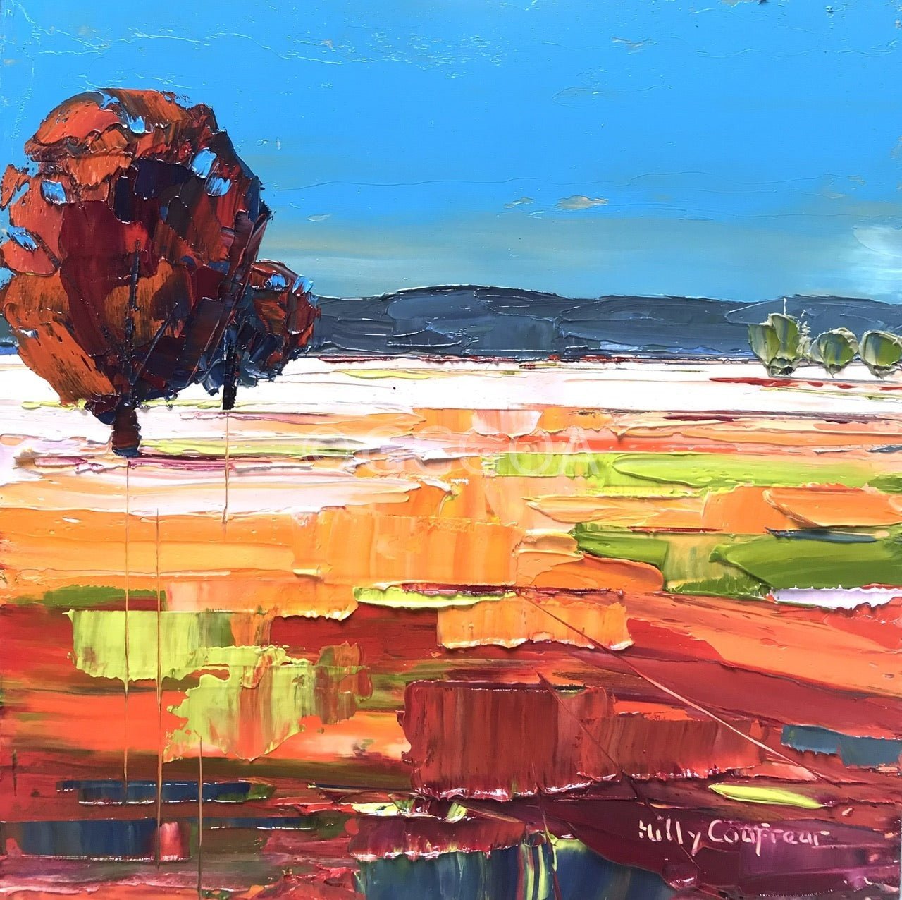 Autumn on the Farm 5 - Plein Air - Gold Coast Gallery Of ArtHilly Coufreur