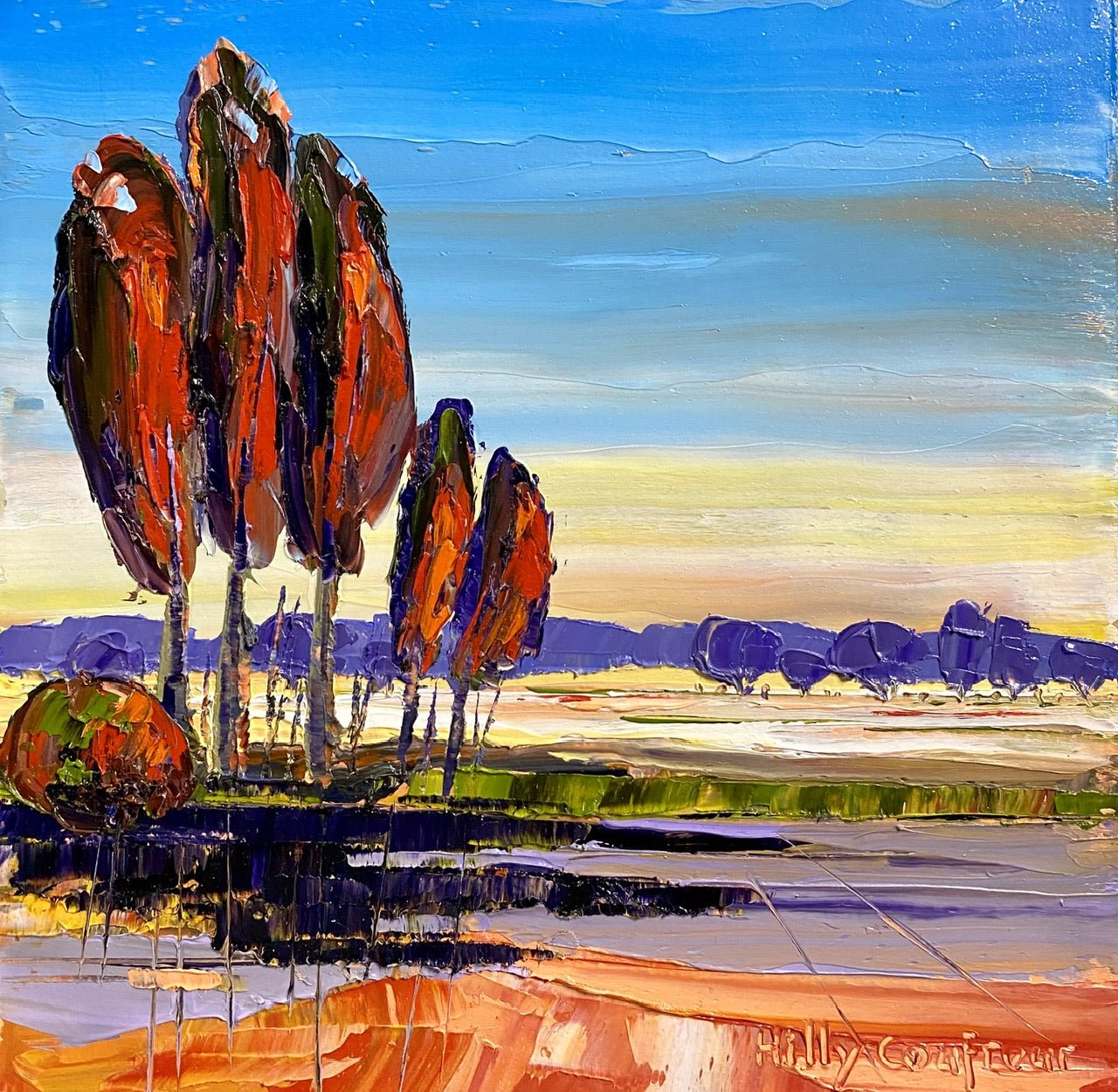 Autumn on the Farm 9 - Plein Air - Gold Coast Gallery Of ArtHilly Coufreur